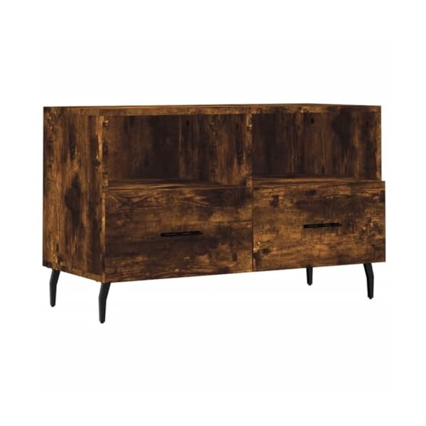 VEEKI Meuble TV, Meuble TV Suspendu, Meuble TV Industriel, Meuble TV Bois, Meuble Chambre, Convient pour Salon ou Chambre, Ch