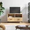 VEEKI Meuble TV, Meuble TV Suspendu, Meuble TV Industriel, Meuble TV Bois, Meuble Chambre, Convient pour Salon ou Chambre, Ch