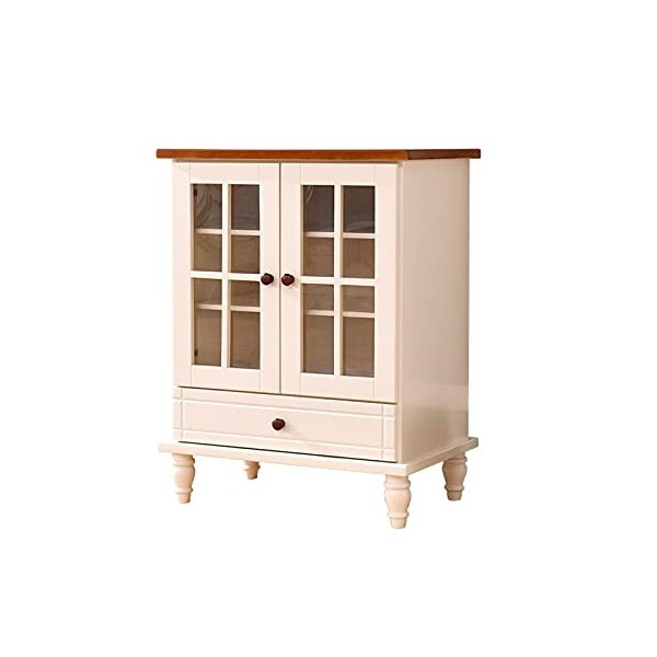 MOOWI Wine Cabinet Petite Armoire à vin en Bois, Armoire de Rangement de Cuisine multifonctionnelle, Armoire de Rangement Sim