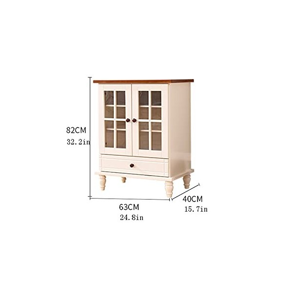 MOOWI Wine Cabinet Petite Armoire à vin en Bois, Armoire de Rangement de Cuisine multifonctionnelle, Armoire de Rangement Sim