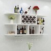 Casier à vin en bois Armoire à vin, support mural simple et moderne pour salle à manger, casier à vin décoratif, casier à vin