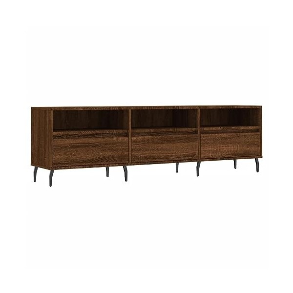 Générique Meuble TV chêne Marron 150x30x44,5 cm Bois dingénierie,25 KG,831299, Meubles, Meubles TV