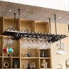 KOHARA Casier à vin Organisateur Rack Porte-Verre À Vin À lenvers Casier À Vin Style Simple Fer Suspendu Porte-Verre À Vin P