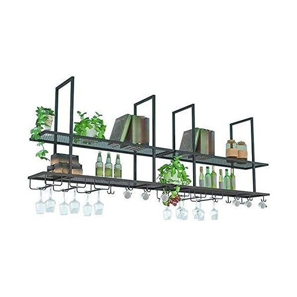 KOHARA Décorations Murales Casier À Vin Bar Restaurant Casier À Vin Décoration Bar Tenture Murale Casier À Verre À Vin Gobele