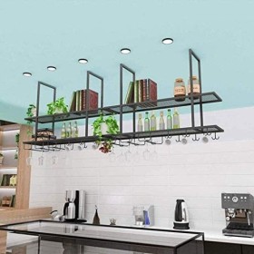 KOHARA Décorations Murales Casier À Vin Bar Restaurant Casier À Vin Décoration Bar Tenture Murale Casier À Verre À Vin Gobele