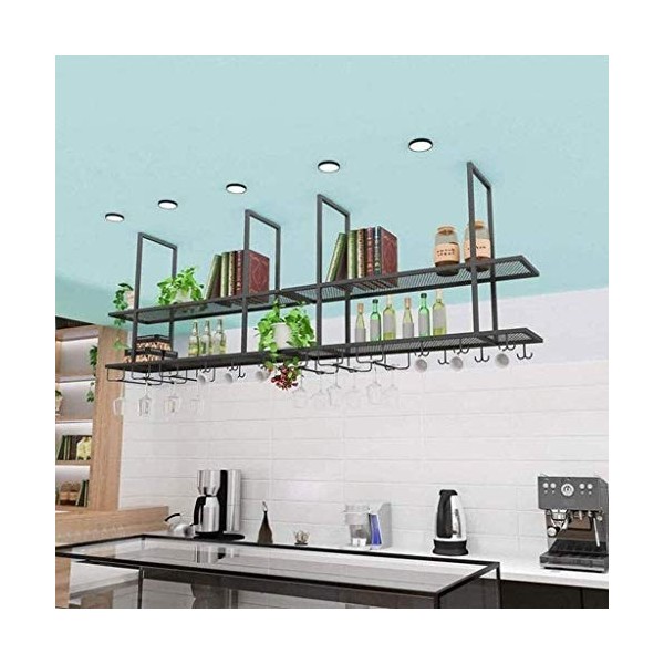 KOHARA Décorations Murales Casier À Vin Bar Restaurant Casier À Vin Décoration Bar Tenture Murale Casier À Verre À Vin Gobele