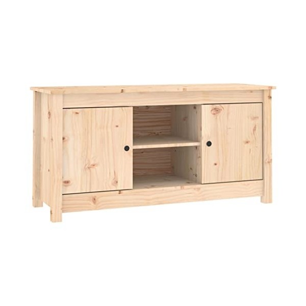 Générique Meuble TV 103x36,5x52 cm Bois de pin Massif,13.7 KG,814584, Meubles, Meubles TV