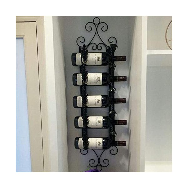 DEUYO Casier à vin en métal Moderne Casier à vin décoratif Support à vin - Casier à vin en Bouteille Casier à Bouteilles de v
