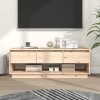 Camerina Meuble TV 110,5x34x40 cm Bois de pin Massif,Meuble TV,Meuble TV Moderne,Meuble de Salon