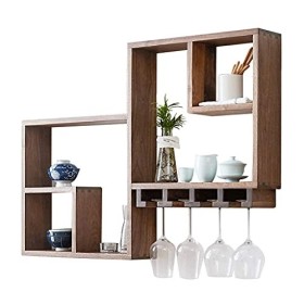 Casier à vin Organisateur Rack Casier À Vin Simple À lenvers Gobelet Rack Vin Verre Rack Suspendu Rack Restaurant Simple Rac