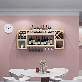 Casier à vin Organisateur Rack Casier À Vin Tenture Murale Armoire À Vin Ménage Casier À Vin Rack Restaurant Affichage Mural 