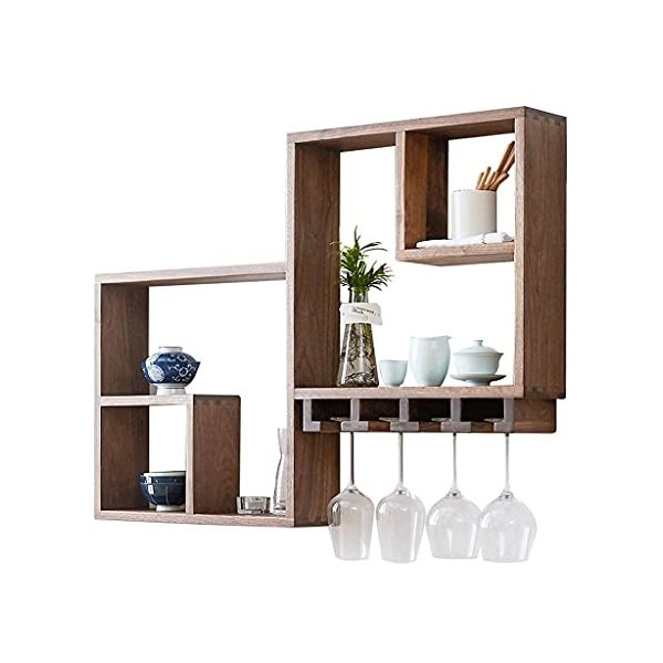 KOHARA Casier à vin Organisateur Rack Casier À Vin Simple À lenvers Gobelet Rack Vin Verre Rack Suspendu Rack Restaurant Sim