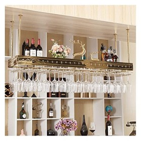 Casier à vin, Support de gobelet Suspendu créatif, Support de Verre à vin, casier à vin Rouge Domestique en Acier Inoxydable,