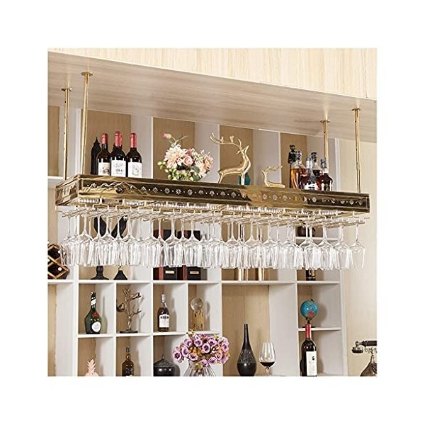 Casier à vin, Support de gobelet Suspendu créatif, Support de Verre à vin, casier à vin Rouge Domestique en Acier Inoxydable,