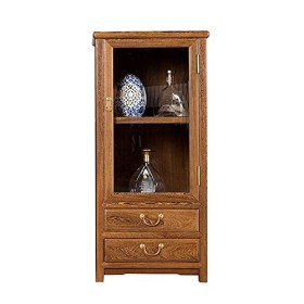 MOOWI Wine Cabinet Armoire à vin de Rangement en Bois avec Compartiment de Rangement et tiroir, for Salle à Manger et Cuisine