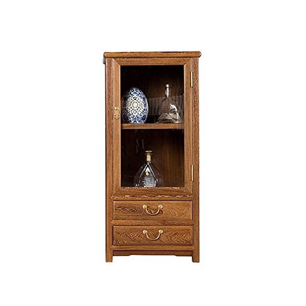 MOOWI Wine Cabinet Armoire à vin de Rangement en Bois avec Compartiment de Rangement et tiroir, for Salle à Manger et Cuisine