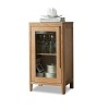 MOOWI Wine Cabinet Armoire de Rangement Buffet casier à vin en Bois, Armoire de Rangement avec Porte en Verre, 19,68 * 15,7 *
