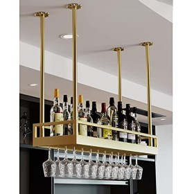 Casier à vin suspendu - Casier à vin Casier à vin au plafond Casier à vin, Support de verre à vin suspendu, Casier à bouteill