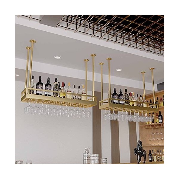 Casier à vin suspendu - Casier à vin Casier à vin au plafond Casier à vin, Support de verre à vin suspendu, Casier à bouteill