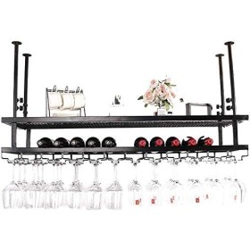 Casier à vin Suspendu casier à Verre à vin à lenvers Maison Bar casier à vin casier à Verre à vin casier à gobelet Stockage 