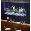 Étagère de plafond pour casier à vin, casier à vin suspendu, casier à verres à vin, cintre de bar de luxe léger/casier à vin/