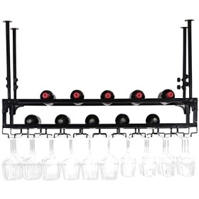 Casier à vin Casier à vin créatif Support de Stockage de vin Présentoir Support de Verre à vin Suspendu Support de Verre à vi