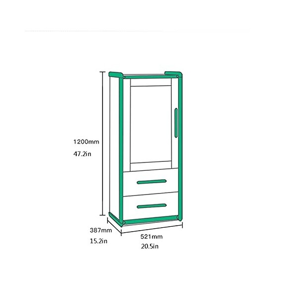 MOOWI Wine Cabinet Armoire à vin Salon Contre Le Mur, Armoire à Porte en Verre Moderne et Simple, Armoire de Rangement, tiroi