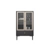 MOOWI Wine Cabinet Armoire à vin avec tiroirs en Verre Simple, Salon, Meuble de Bar, Buffet Lumineux de Luxe, Petit Support d
