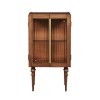 MOOWI Wine Cabinet Armoire à vin en Bois avec Porte en Verre et Compartiment de Rangement, Armoire latérale rétro, Buffet de 