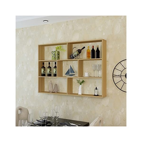 LaxTo ATAAY Cave à vin Simple Ménage Restaurant Casier à Vin Mural Armoire à Vin Hôtel Bar Tenture Murale Maison Armoires à V