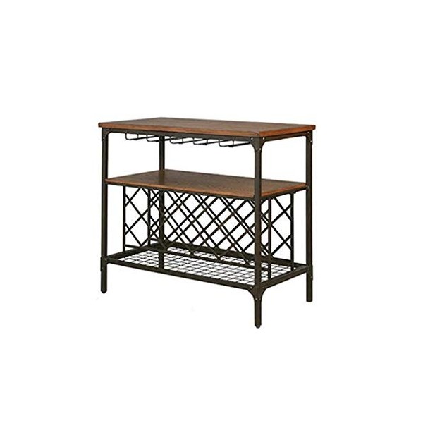 Étagères De Rangement Murales, Étagères De Marchandises Casier À Vin en Bois en Fer Forgé Armoire À Vin Pays Américain Restau