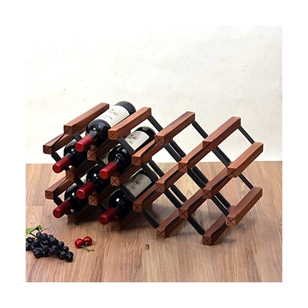 Casier à vin en métal, casier à vin de comptoir, petit casier à vin, cave à vin de table, casier à bouteilles de vin, casier 