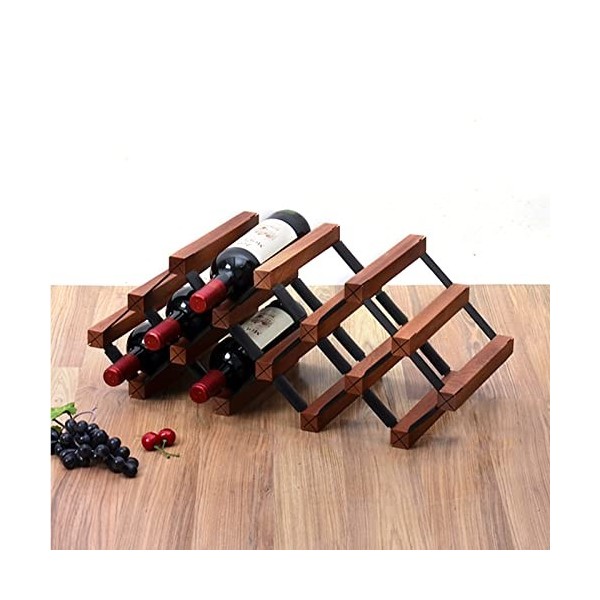 Casier à vin en métal, casier à vin de comptoir, petit casier à vin, cave à vin de table, casier à bouteilles de vin, casier 