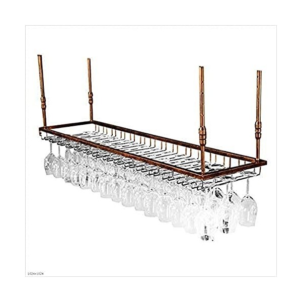 NAMUlA Casier à vin Casier à vin Casier à vin de Plafond, Bar, Restaurant, Suspendu, casier à Verres à vin, Support Mural pou