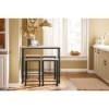 SoBuy Lot Table et Chaises de Bar, Table Haute avec 4 Tabourets de Bar de Style Industriel, pour Cuisine, Salle à Manger, Sal
