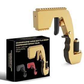 Jooheli Champagne Spray Gun, Pistolets à Champagne, Distributeur de Bière, Distributeur de Vin, Pistolet à Champagne pour Pis