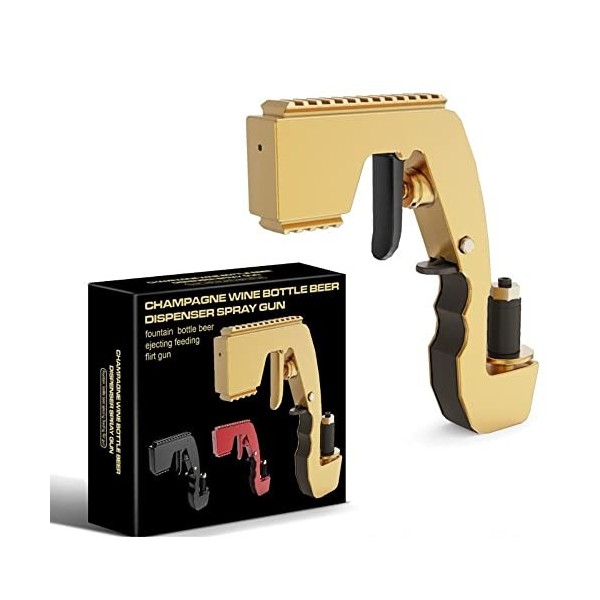 Jooheli Champagne Spray Gun, Pistolets à Champagne, Distributeur de Bière, Distributeur de Vin, Pistolet à Champagne pour Pis