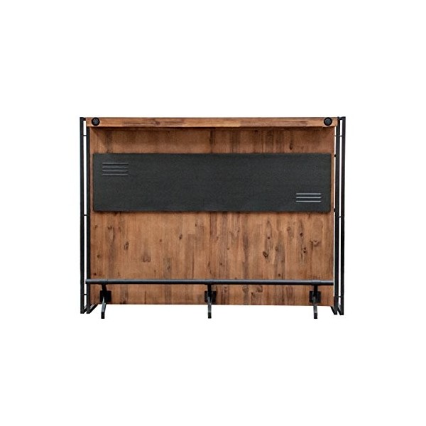 Bar Design Style Industriel & Atelier Métal et Bois dacacia Massif/Facture et Finitions soignées – Collection Workshop