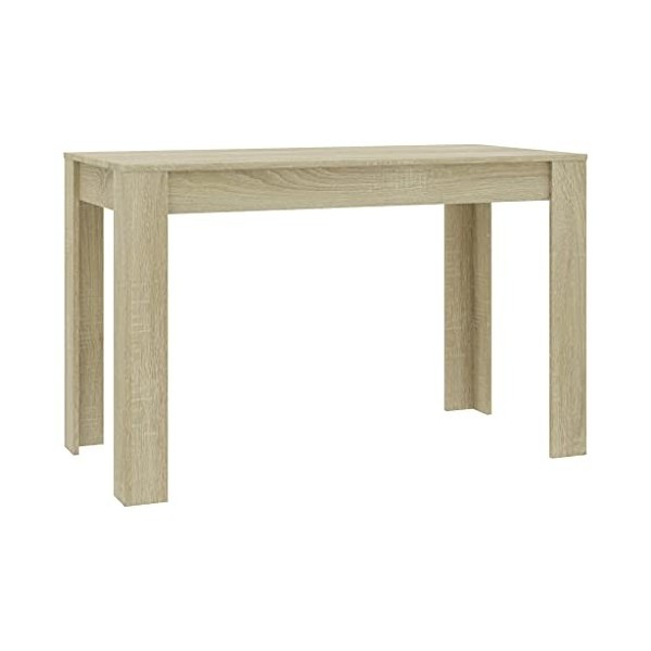 vidaXL Table de Salle à Manger Table à Dîner Table de Cuisine Table de Repas Meuble à Dîner Maison Intérieur Gris Béton 120x6