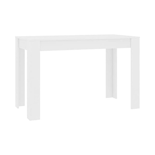 vidaXL Table de Salle à Manger Table à Dîner Table de Cuisine Table de Repas Meuble à Dîner Maison Intérieur Gris Béton 120x6