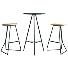 Ensemble Table de Bar et tabourets pour la Maison, Ensemble de Table de pub avec tabourets Hauts pour Cuisine, Salle à Manger