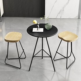 Ensemble Table de Bar et tabourets pour la Maison, Ensemble de Table de pub avec tabourets Hauts pour Cuisine, Salle à Manger
