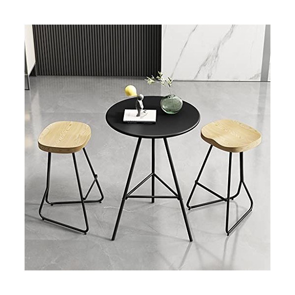 Ensemble Table de Bar et tabourets pour la Maison, Ensemble de Table de pub avec tabourets Hauts pour Cuisine, Salle à Manger