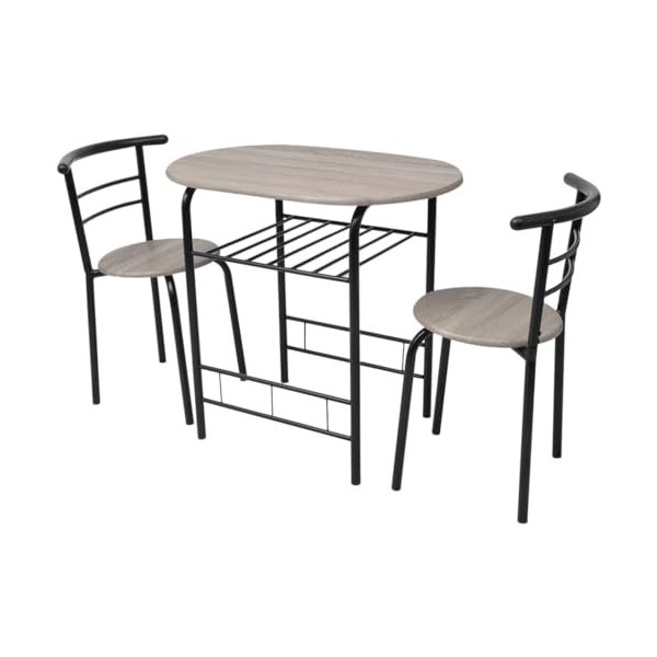 AKUUJJIO Home Outdoor AutresBreakfast Bar Set MDF