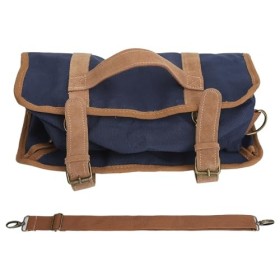 AUNMAS Sac à Outils Portable Barman avec Toile Imperméable, Plusieurs Compartiments Bandoulière Conçu pour Les Barmans Blue 