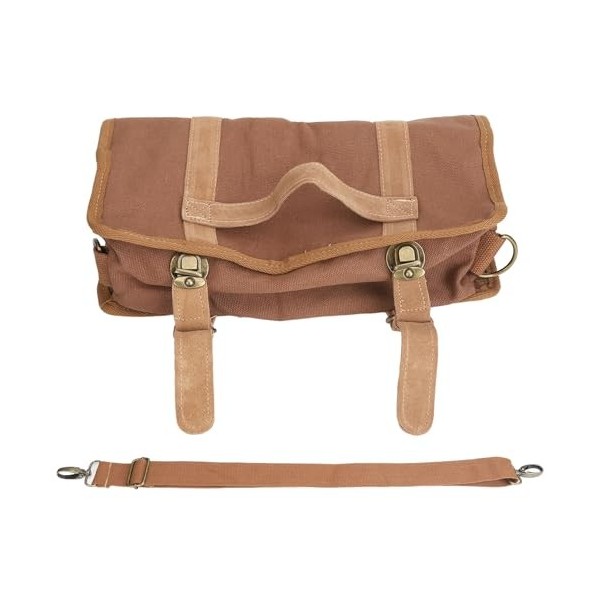 AUNMAS Sac à Outils Portable Barman avec Toile Imperméable, Plusieurs Compartiments Bandoulière Conçu pour Les Barmans Blue 