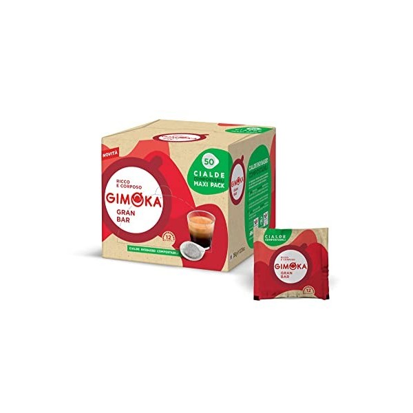 Gimoka - Compatibile Per Easy Serving Espresso - Cialde Ese 44 - Kit 100 Dosettes, Tasses, Sachets Et Dosettes De Café - Gust