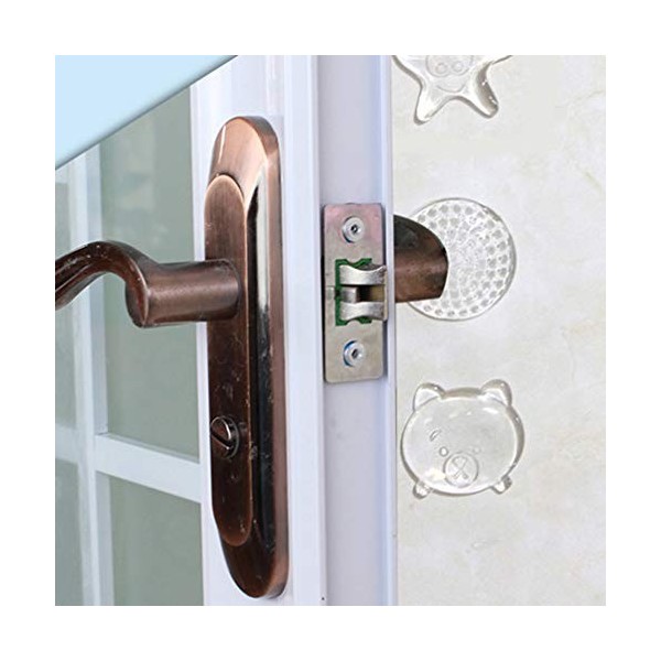 4 Pièces Protecteur De Poignée De Porte Butée De Bouton De Porte Butée De Protection Murale Pare-chocs De Mur De Porte Butoir