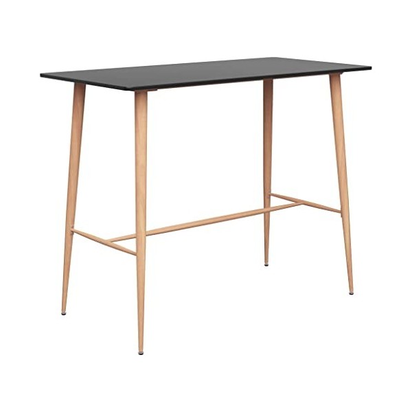 Générique Ensemble de Bar 3 pcs NoirMeubles,Ensembles de Meubles,Meubles de Salle à Manger