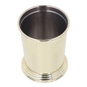 MOTUZP Tasse de Barman en Acier Inoxydable, Tasse de Mélange de Cocktail Vintage avec Base pour Bar à Domicile Coupe Étape P